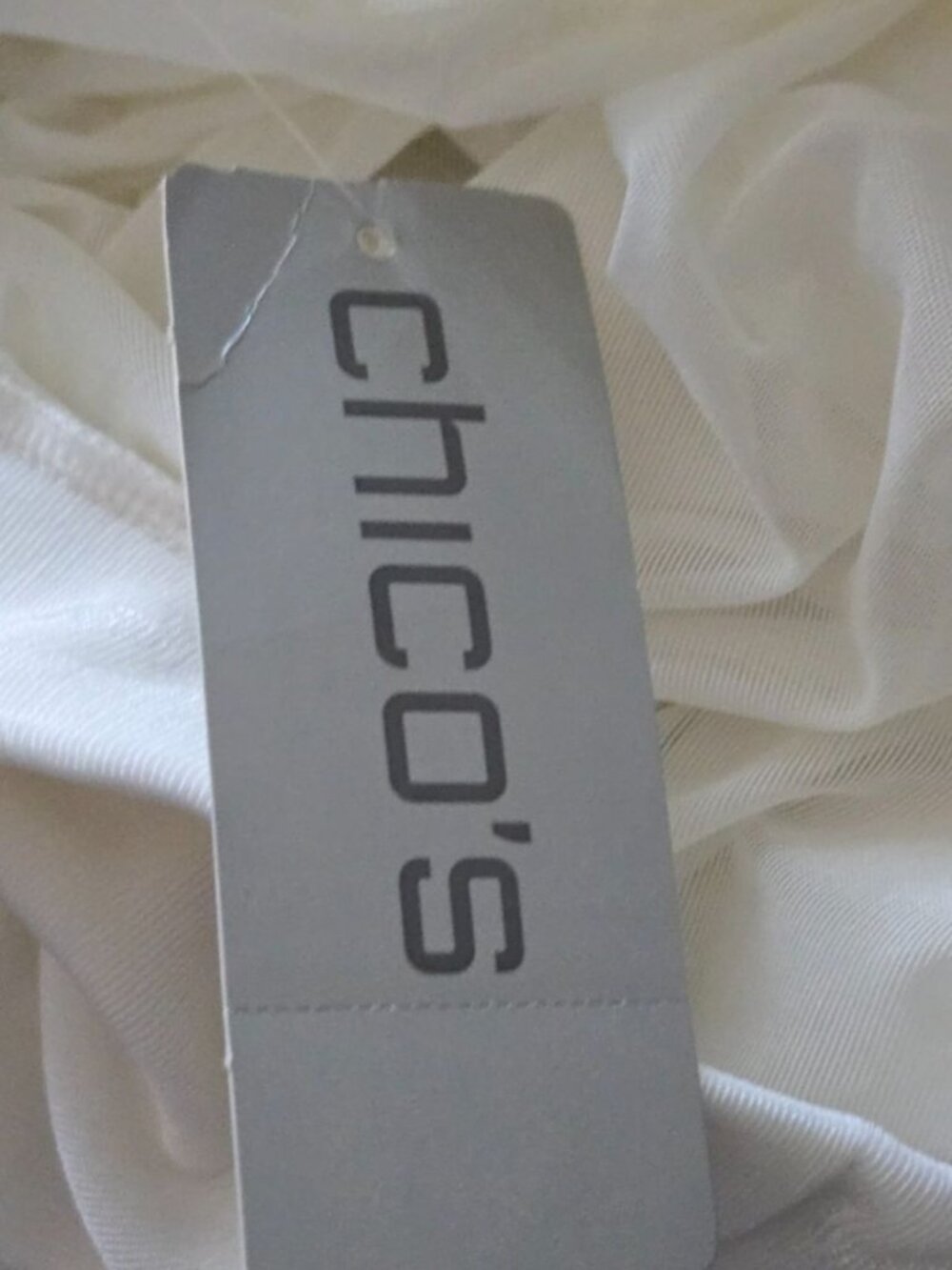 Chico's Travelers White Drift Nesia Regular Pants size 2 - Picture 8 of 11